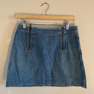 H&M Denim Miniskirt Sz8